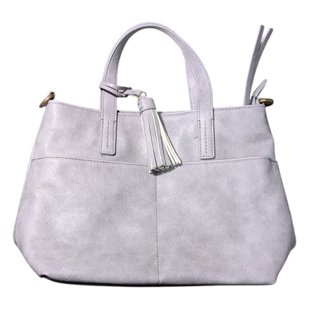 Sonoma Goods For Life Large Pocket Tote Bag Silver Great Condition